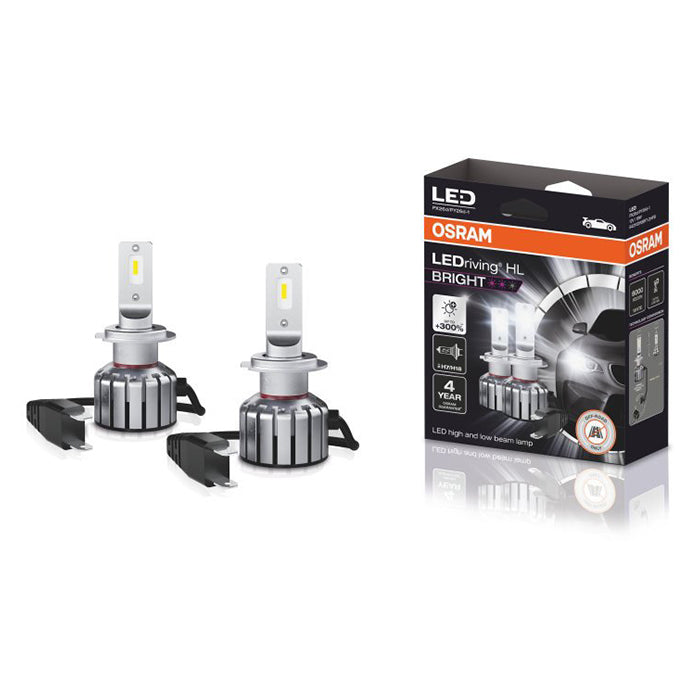 LED H7/H18 12V LED-pære sæt, 6000K 1700lm - Osram