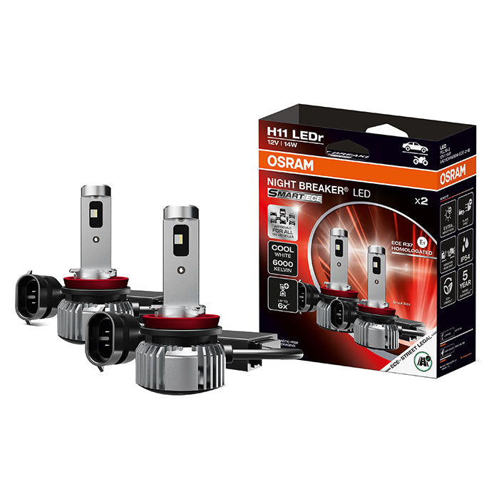 Osram Night Breaker LED Smart H11 ECE godkendt - Sæt