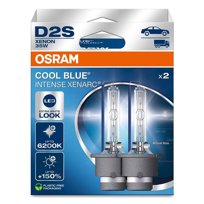 Xenon D2S pærer 35W 6200K 3200lm - Osram