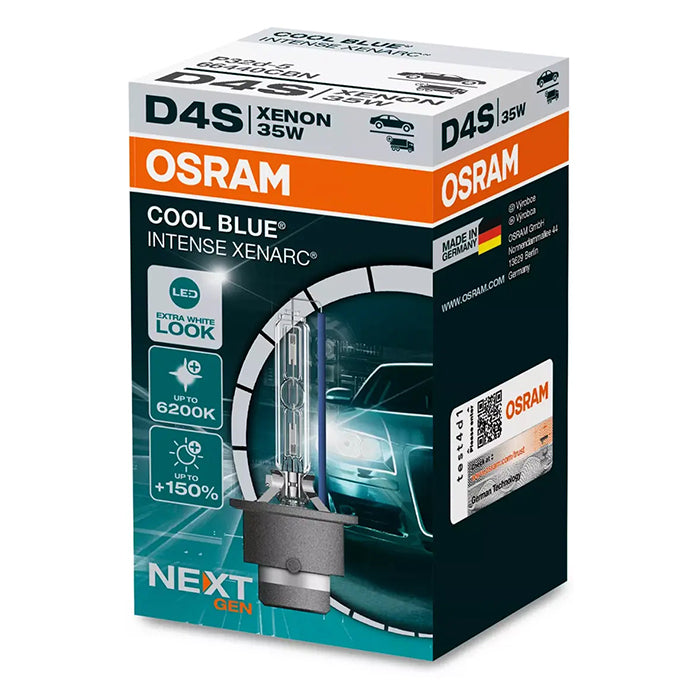 Xenon D4S 6200K 3200 lm 35W - 2 stk. pærer til billys, Osram