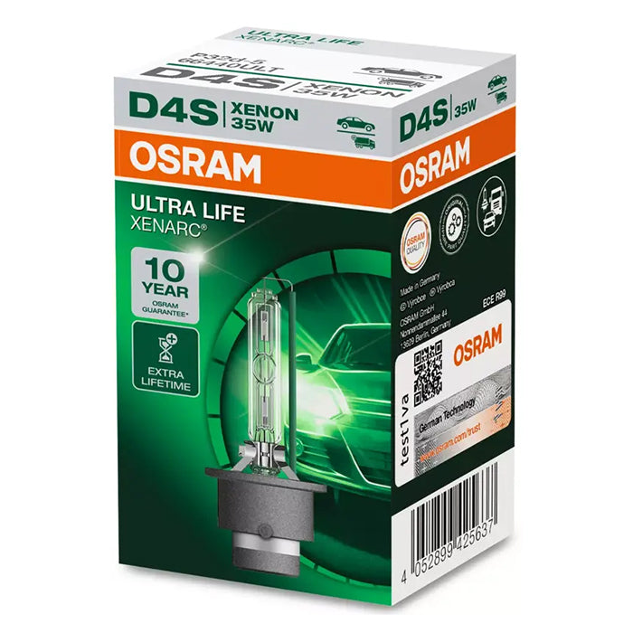 Xenon D4S 35W 3200lm langtidsholdbar pære - Osram