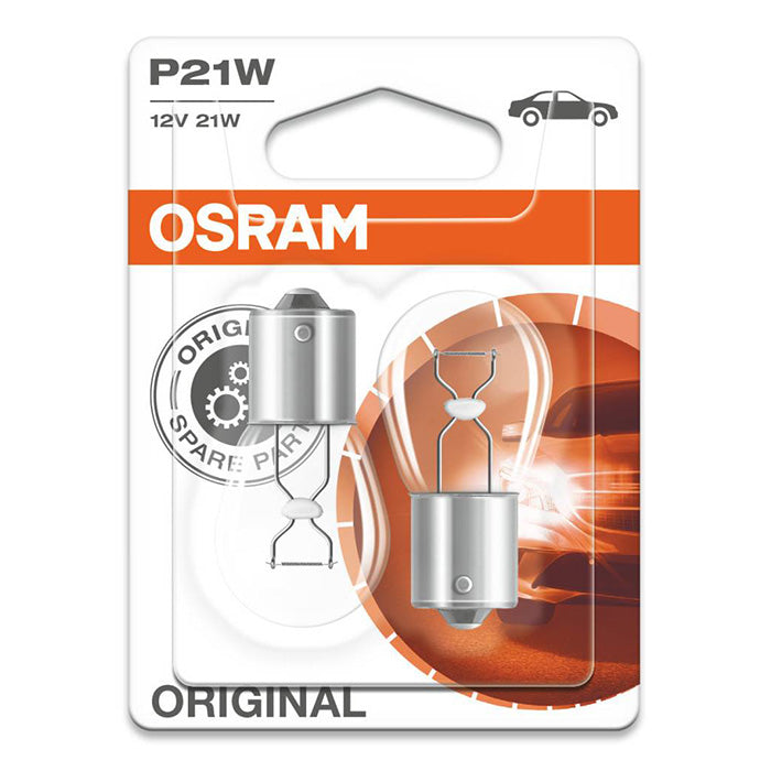 P21W 12V bilpære sæt 2 stk - Osram