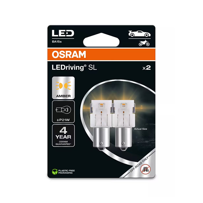 Osram LEDriving SL P21W Gul - Sæt
