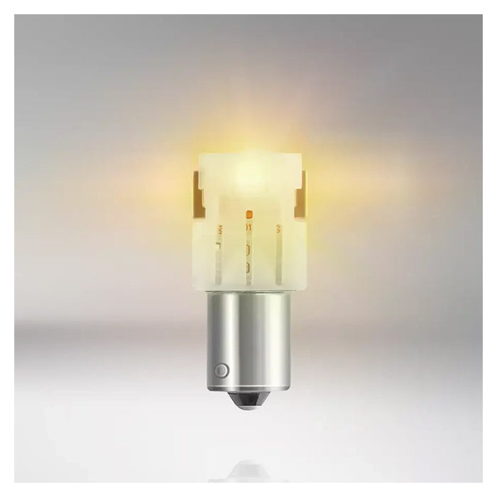 LED Pære PY21W Gul 12V 1W Sæt 2 stk - Osram