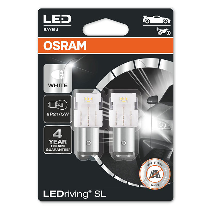 LED P21/5W 12V 6000K LEDriving - 2 stk. sæt, ikke ECE-kompatibel · Osram