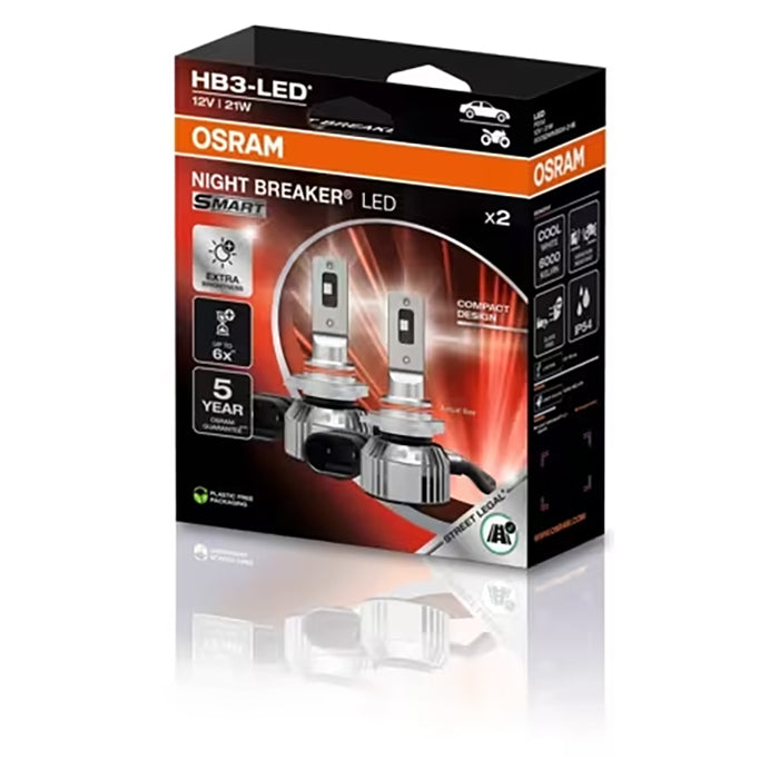 Osram Night Breaker Smart HB3 LED 12V - Sæt