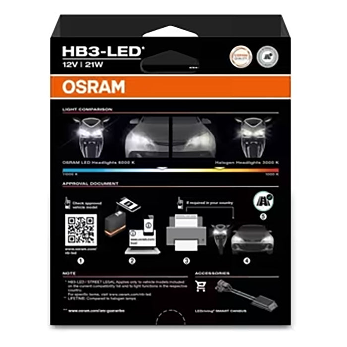 Osram Night Breaker Smart HB3 LED 12V - Sæt