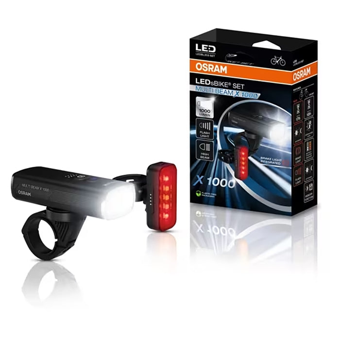 Osram LEDsBike Multi Beam X 1000 Spot i sæt med 2 stk.