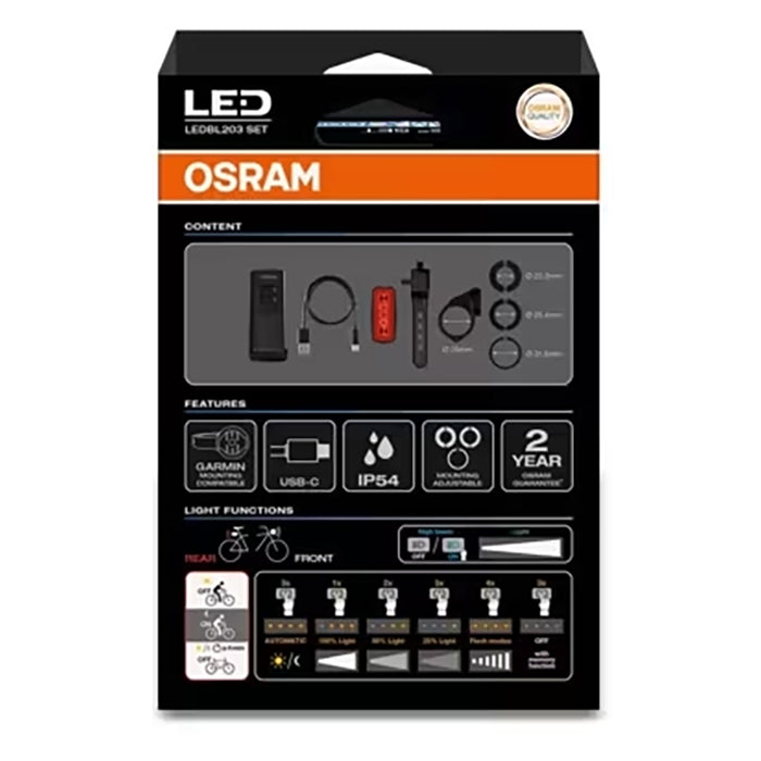 Osram LEDsBike Multi Beam X 1000 Spot i sæt med 2 stk.