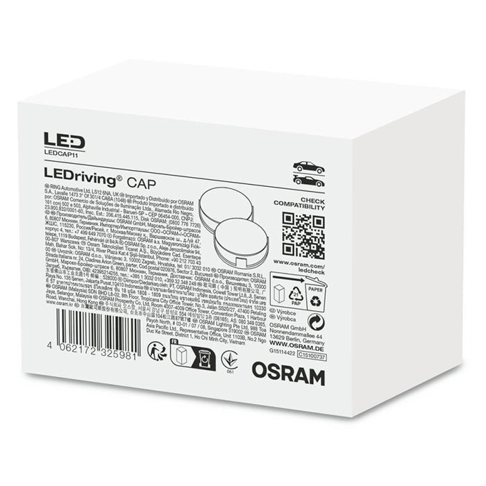 Adapter til H7 LED til Peugeot 308 (Ø80 mm) - Osram