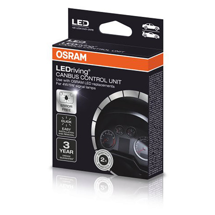 Canbus-adaptersæt til W5W LED (forhindrer lygtefejl) - Osram