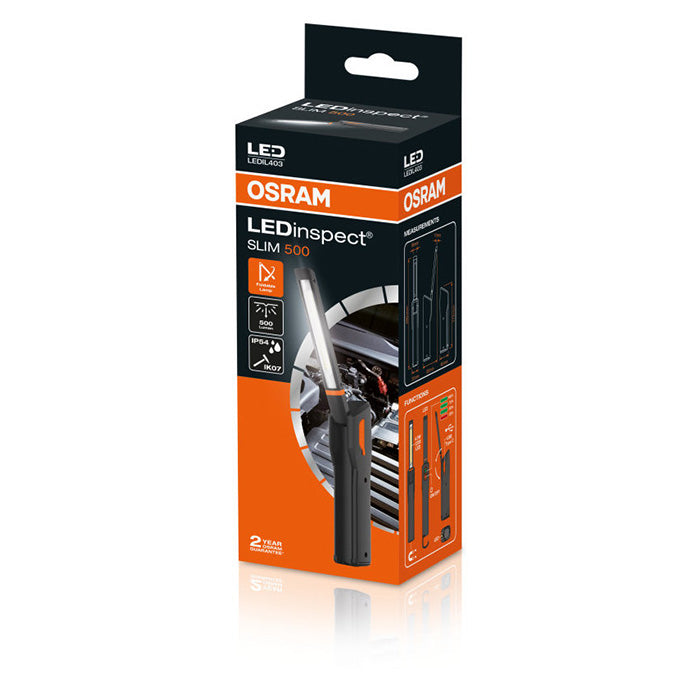 Inspektionslygte Foldbar - osram