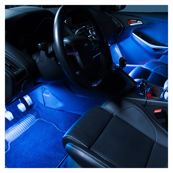 LED LED-strips 31 cm 2-pak med fjernbetjening 16 farver 12V - Osram