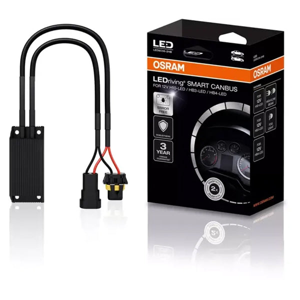 Adaptere til LED Canbus H10, HB3, HB4, H16 - Osram