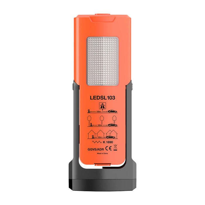 Advarselslygte 2-i-1 LED med fakkellygte IP54 til bil/båd/lastbil - Osram