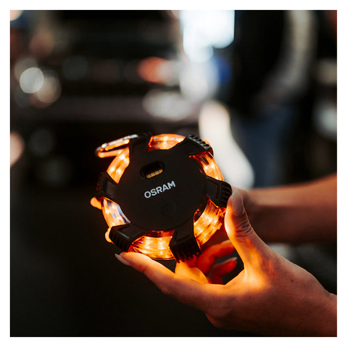 Advarselslys 360° roterende LED, multi-mode, magnetisk - Osram