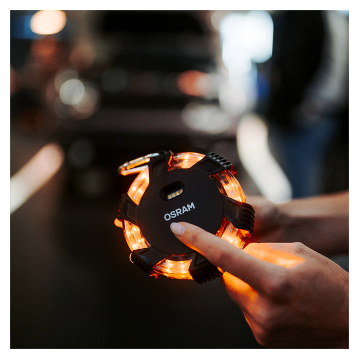 Advarselslys 360° roterende LED, multi-mode, magnetisk - Osram