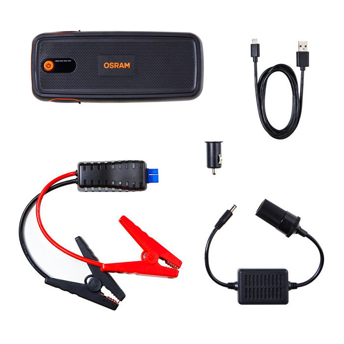 Jumpstarter 2000A lithium, powerbank, kompakt til 12V biler og motorcykler - Osram