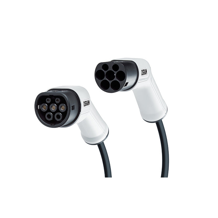 Ladekabel Type 2 16A 1-faset 5 m, vandtæt, inkl. taske - Osram