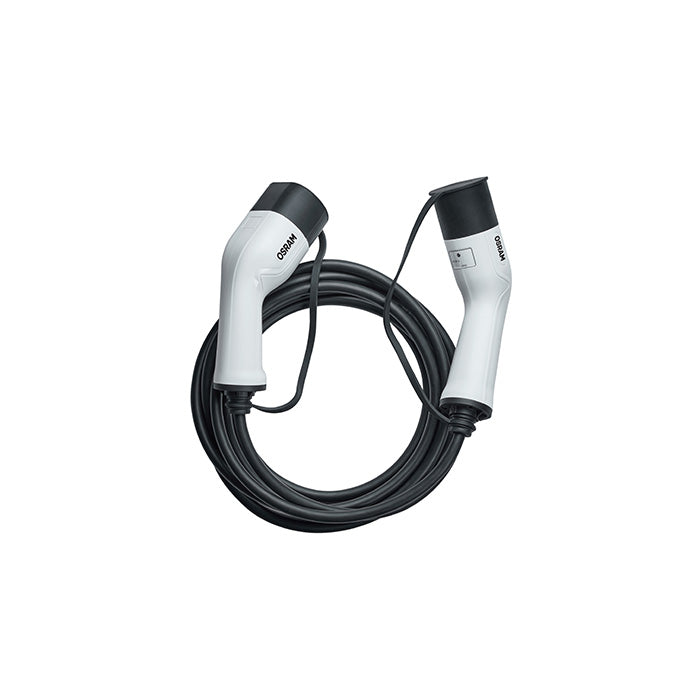 Ladekabel Type 2 16A 1-faset 5 m, vandtæt, inkl. taske - Osram