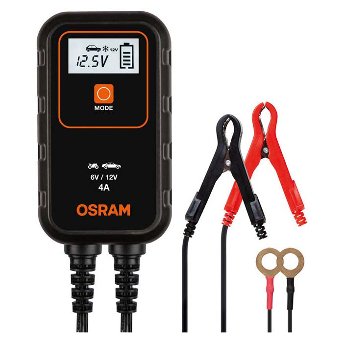 Batterilader - 1, 5m kabel - osram (5m kabel)