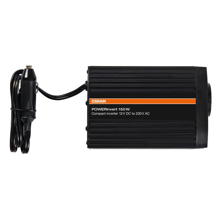 12V til 230V 150W inverter, kompakt med USB - Osram