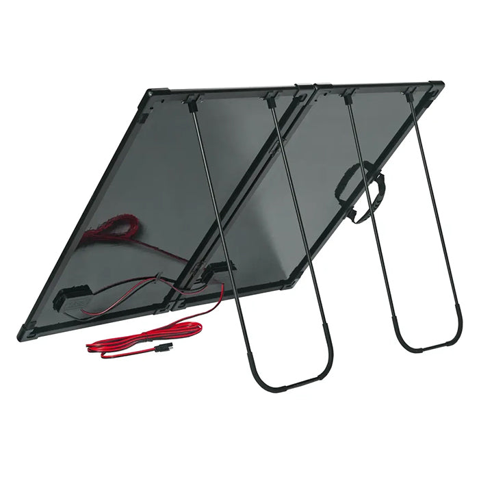 12V 100W foldbart solpanel med 12V/10A regulator og USB - Osram