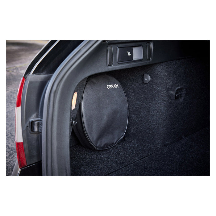 Dækkompressor genopladelig, autostop, digitalt display - Osram