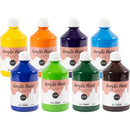 Akrylmaling Blank, 8x500 ml/ 1 pk.