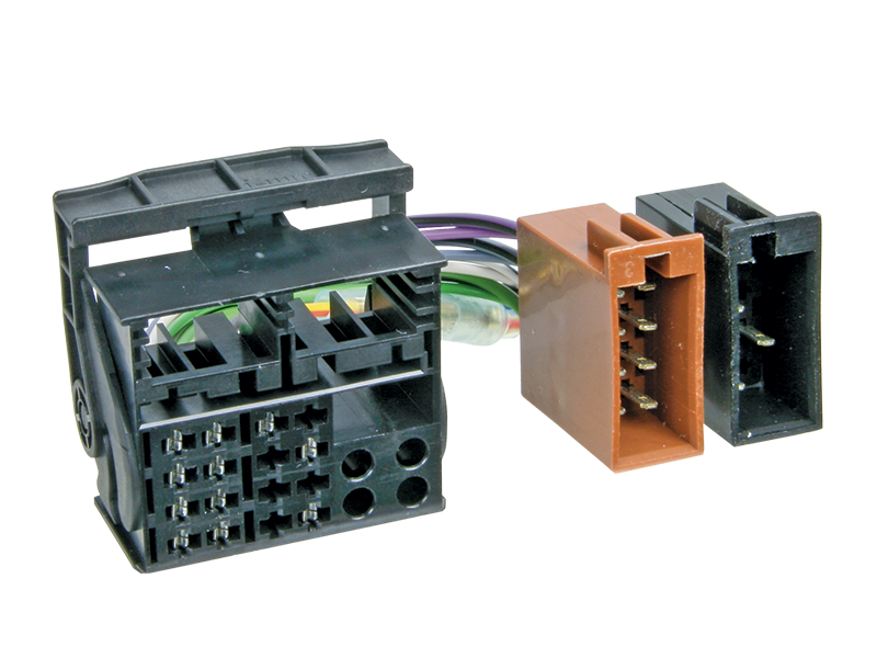 Quadlock adapterkabel til Audi/Seat/Skoda/VW (Quadlock-stik) - Isostik