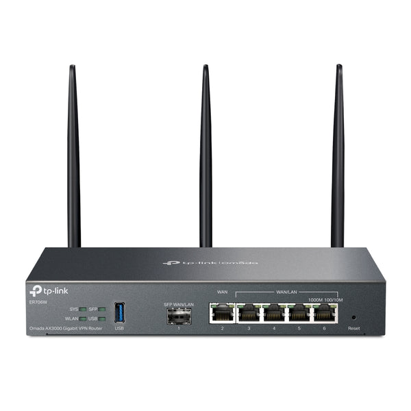 TP-Link Omada ER706W V1 Trådløs router 4-port switch Trådløs Kabling