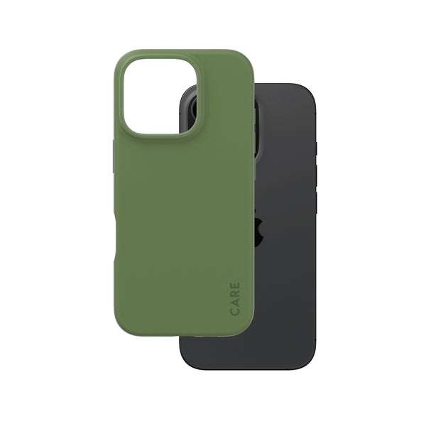 PanzerGlass CARE Fashionable Case til iPhone 16 Pro Grøn