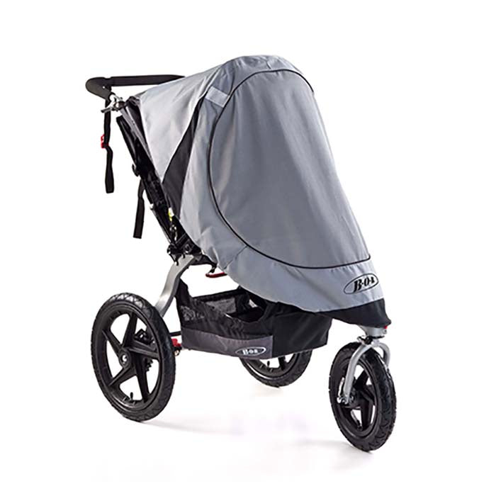 Solafskærmning til drejehjul til BOB vogn - effektiv solbeskyttelse og let montering - Britax