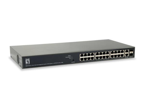 LevelOne GEP-2651 Switch 26-porte Gigabit PoE+