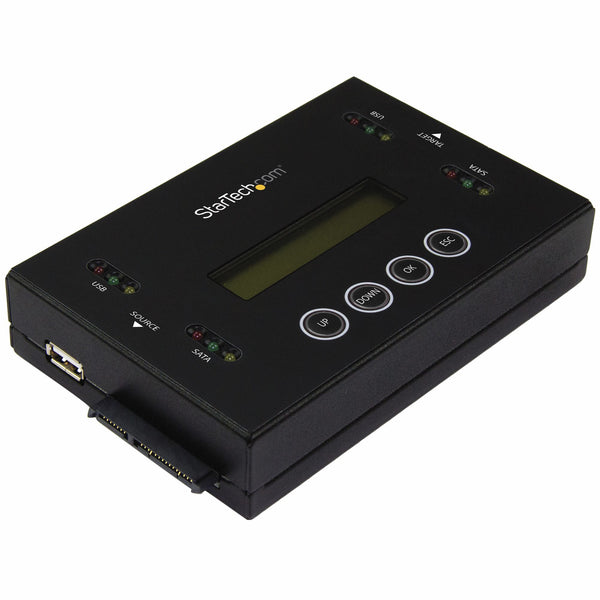 StarTech.com Drive Duplicator & Eraser for USB Flash Drives & 2.5 / 3.5 SATA SSDs/HDDs- 1 1 duplication plus cross-interface - Standalone (SU2DUPERA11)