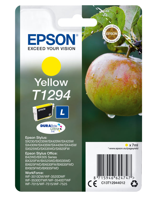 Epson T1294 Gul 616 sider Blæk C13T12944012