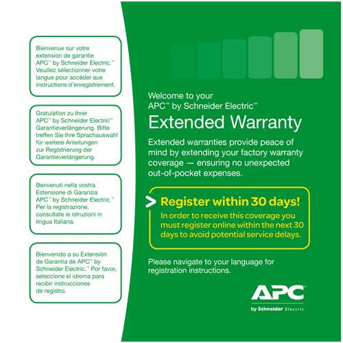 APC Extended Warranty (Renewal or High Volume) 1år