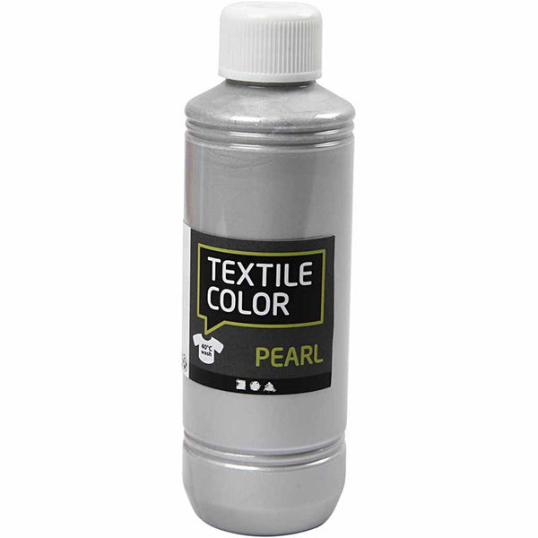 Textile Color, perlemor, sølv, 250 ml/ 1 fl.