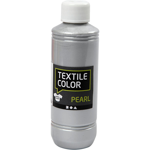 Textile Color, perlemor, sølv, 250 ml/ 1 fl.