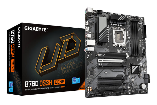GIGABYTE B760 DS3H GEN5 bundkort Intel B760 Express LGA 1700 ATX