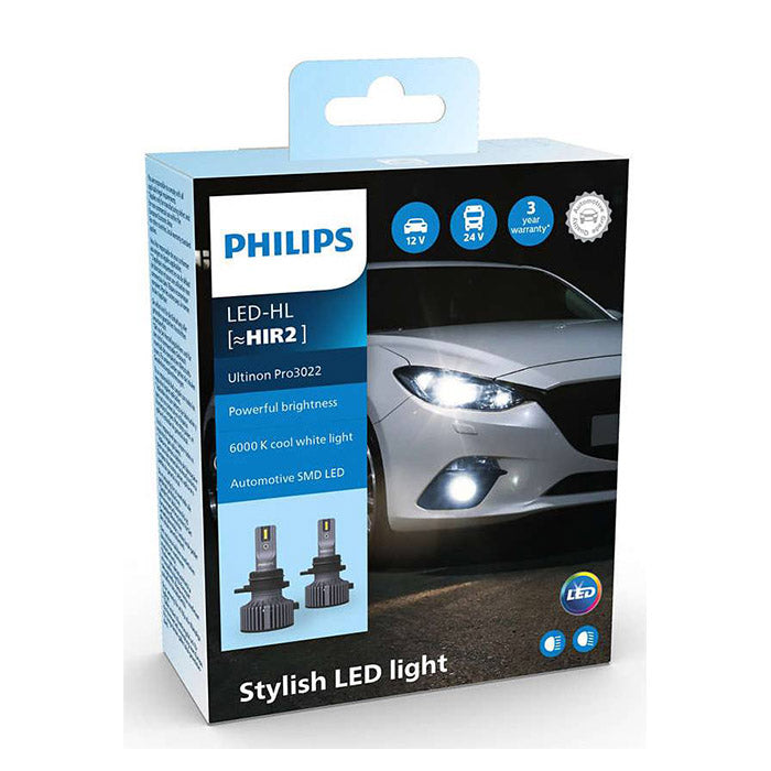 Philips Ultinon Pro3022 LED HIR2 12/24V - Sæt