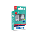 Philips Ultinon LED W21W Rød 12V - Sæt
