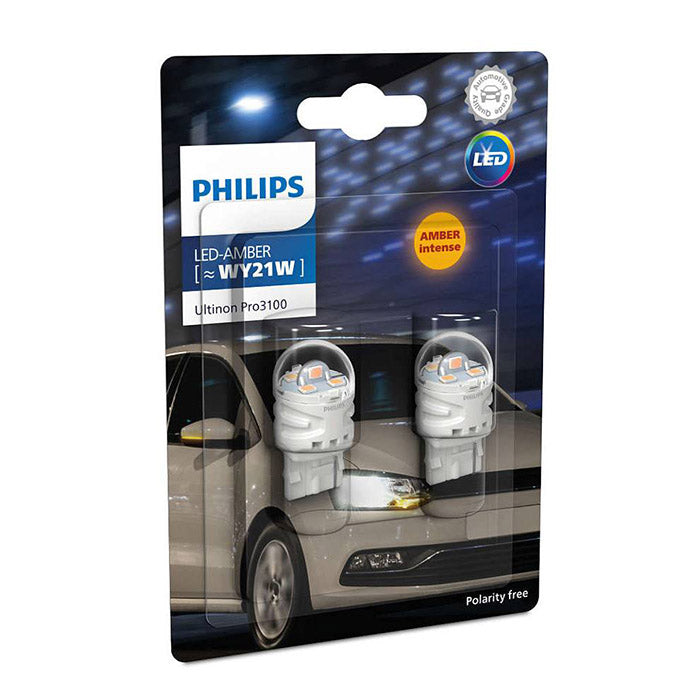 LED blinklys pære R5W/R10W 12V Ultinon Pro3100 - Sæt 2 stk. Philips
