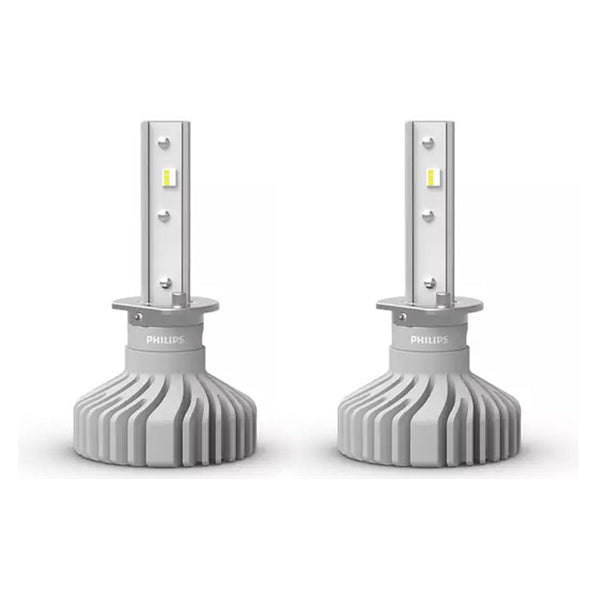LED H1-forlygtepærer 12/24V - Ultinon Pro5100, op til 160% lys, 5800K, sæt - Philips