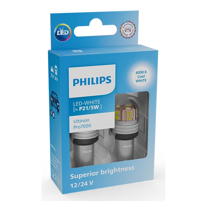 Philips Ultinon Pro7000 LED P21/5W 12/24V - Sæt