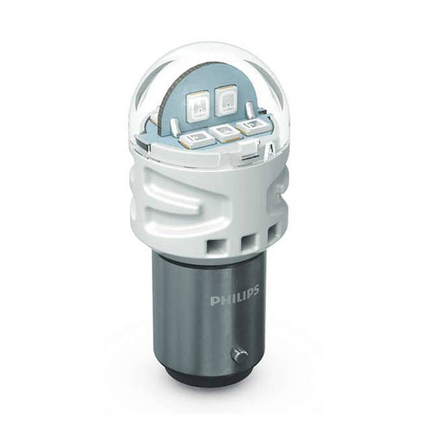 LED Baglygtepære P21/5W 12V (BAY15d) 2-pak - Ultinon Pro3100, Philips