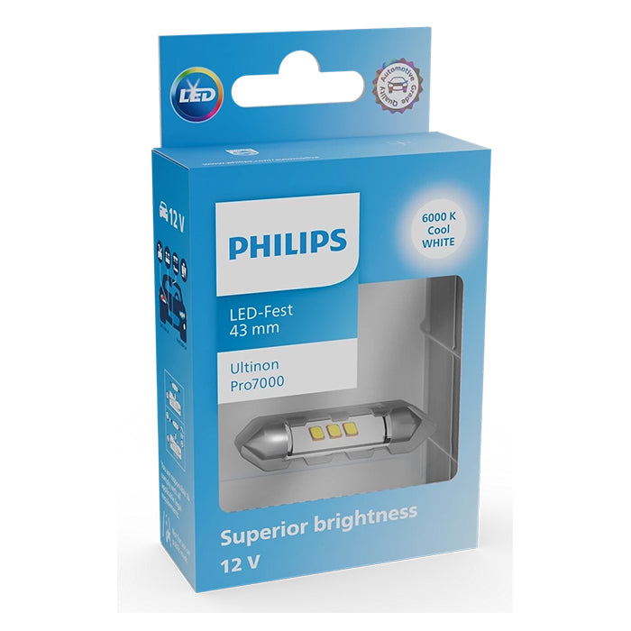 Ultinon Pro7000 Pære 43Mm 6000K - philips