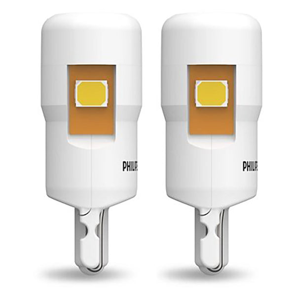W5W LED pærer 4000K til bil 12V (2 stk) - Philips