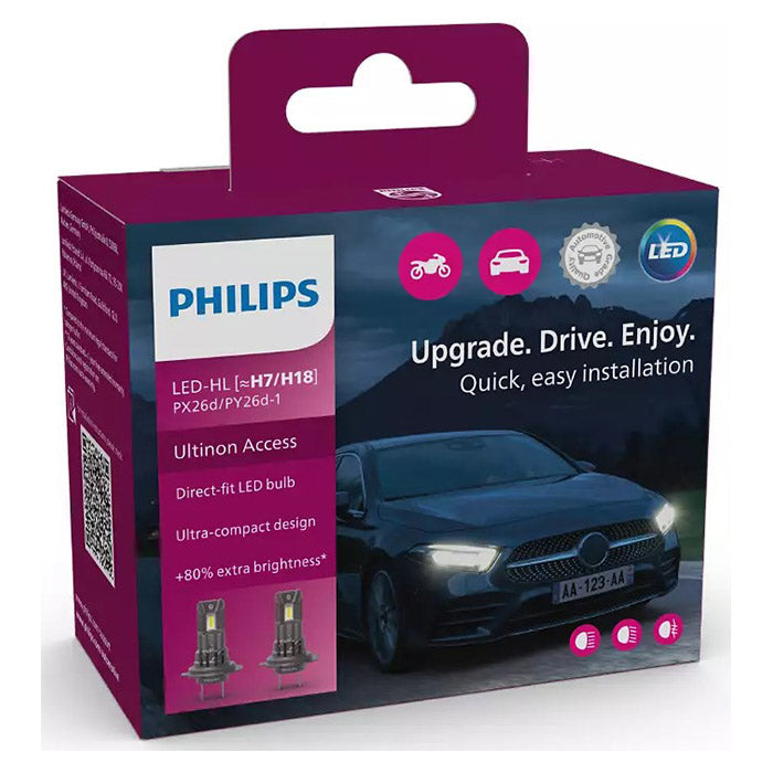 Led-Forlygtepærer Kompakt - Philips (34 11972U2500CX)