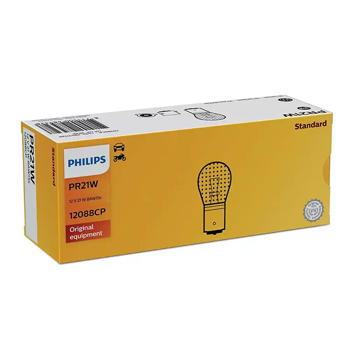 Signalpærer PR21W 12V 21W BAW15d 10 stk - Philips